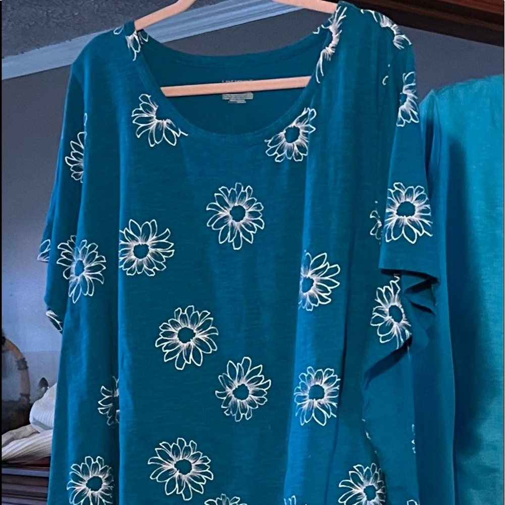Lane Bryant turquoise top